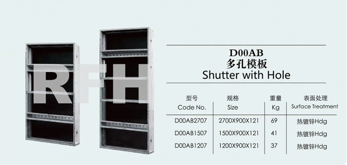 Adjustable Steel Formwork Shutter Panel