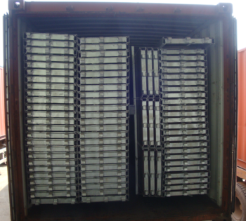 Prancha de andaime em liga de alumínio com contraplacado