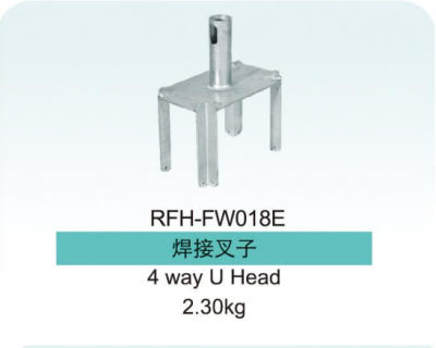 Suporte de chão com cabeça em U de 4 vias