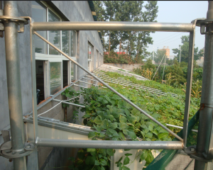 Trilho de proteção para andaimes Ringlock